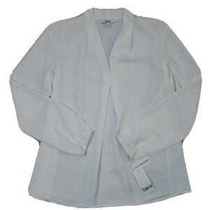 BAR 111~Woman Size M~ White Shirt Top Long Sleeve Suit Separates NEW $69.00
